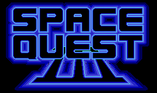 The Space Quest 3 Title Screen